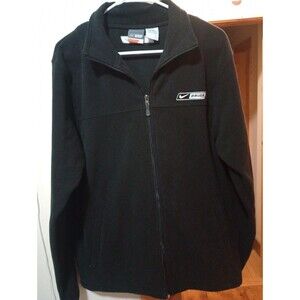 Nike Bauer Jacket Mens Medium Black Full Zip Soft Shell Vintage Hockey